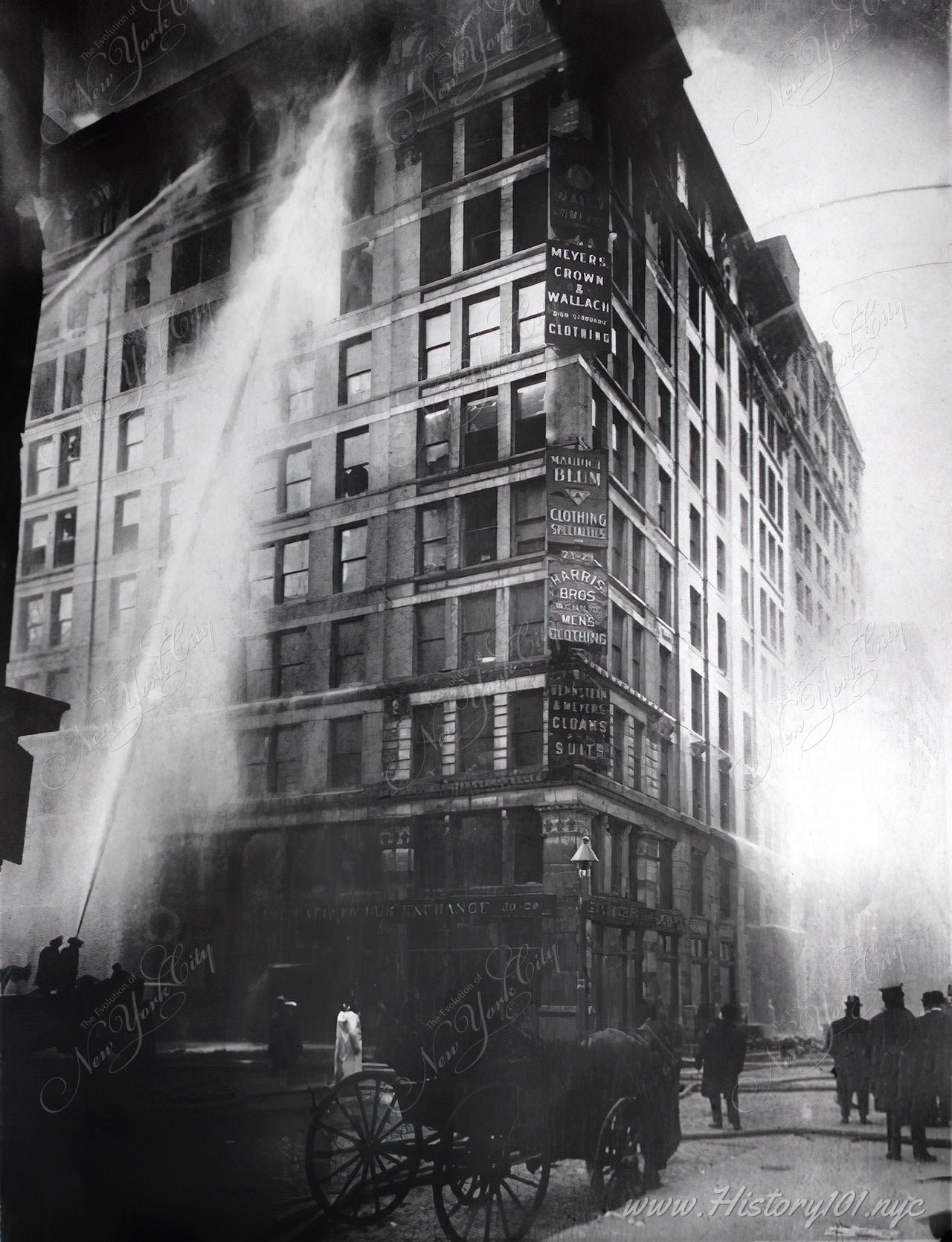 The Triangle Shirtwaist Factory Fire - NYC In 1911