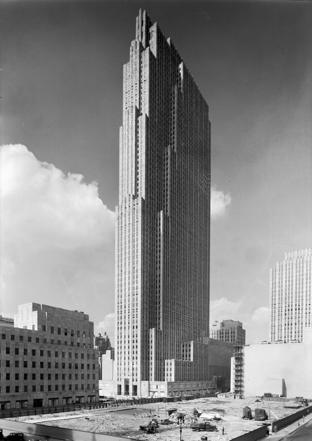 RCA Building at Rockefeller Center - NYC in 1933