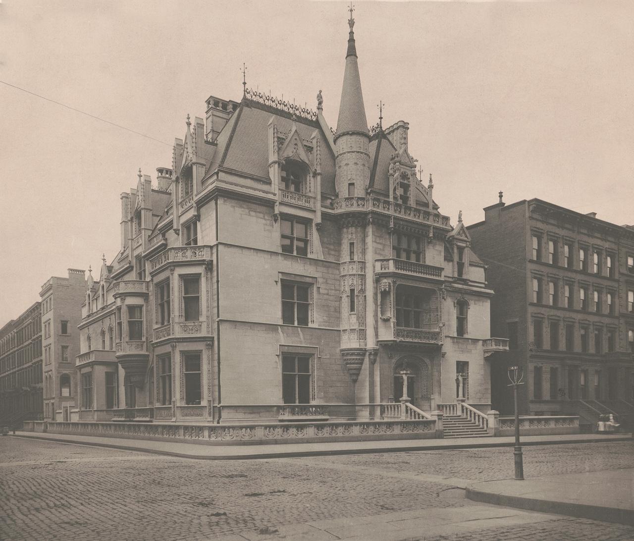 The Vanderbilt Mansion - NYC in 1885