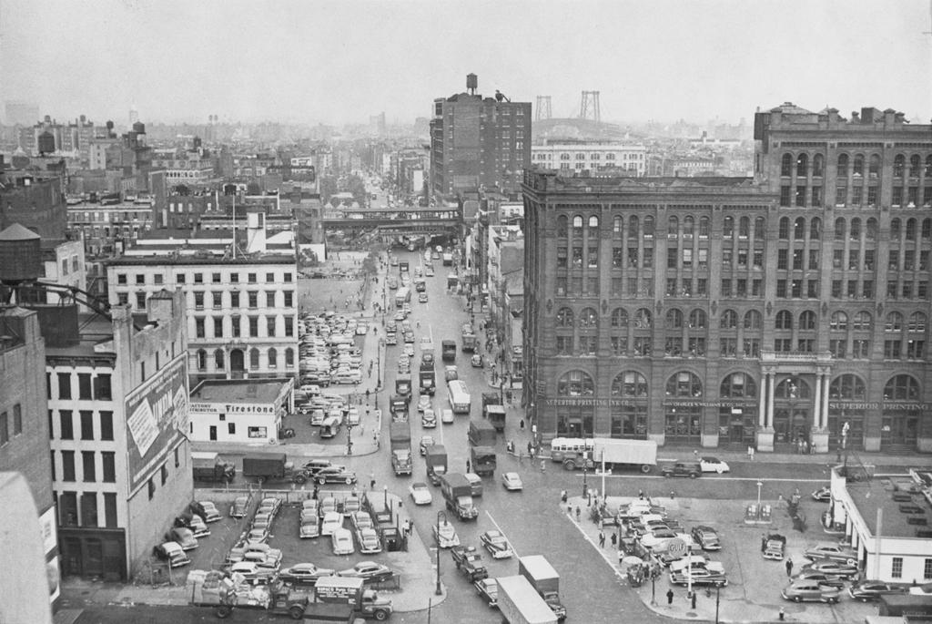 Houston Street From Broadway - Nyc In 1952