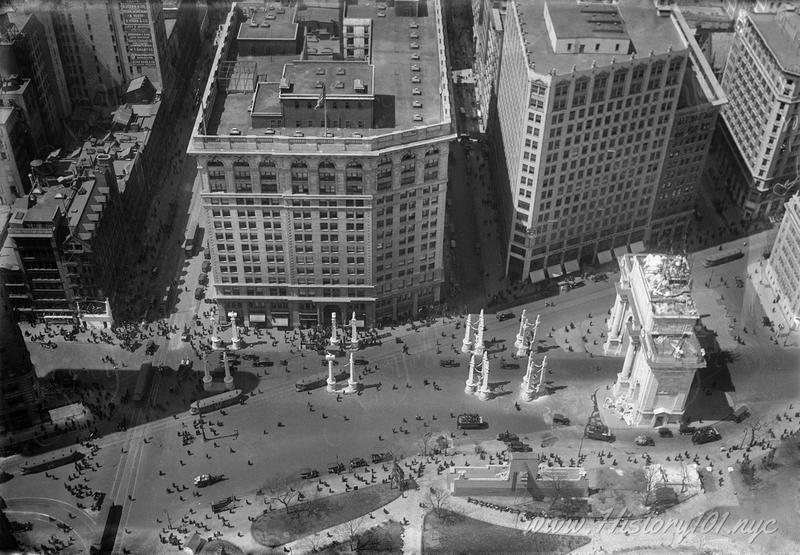 Madison Square Victory Arch NYC in 1918