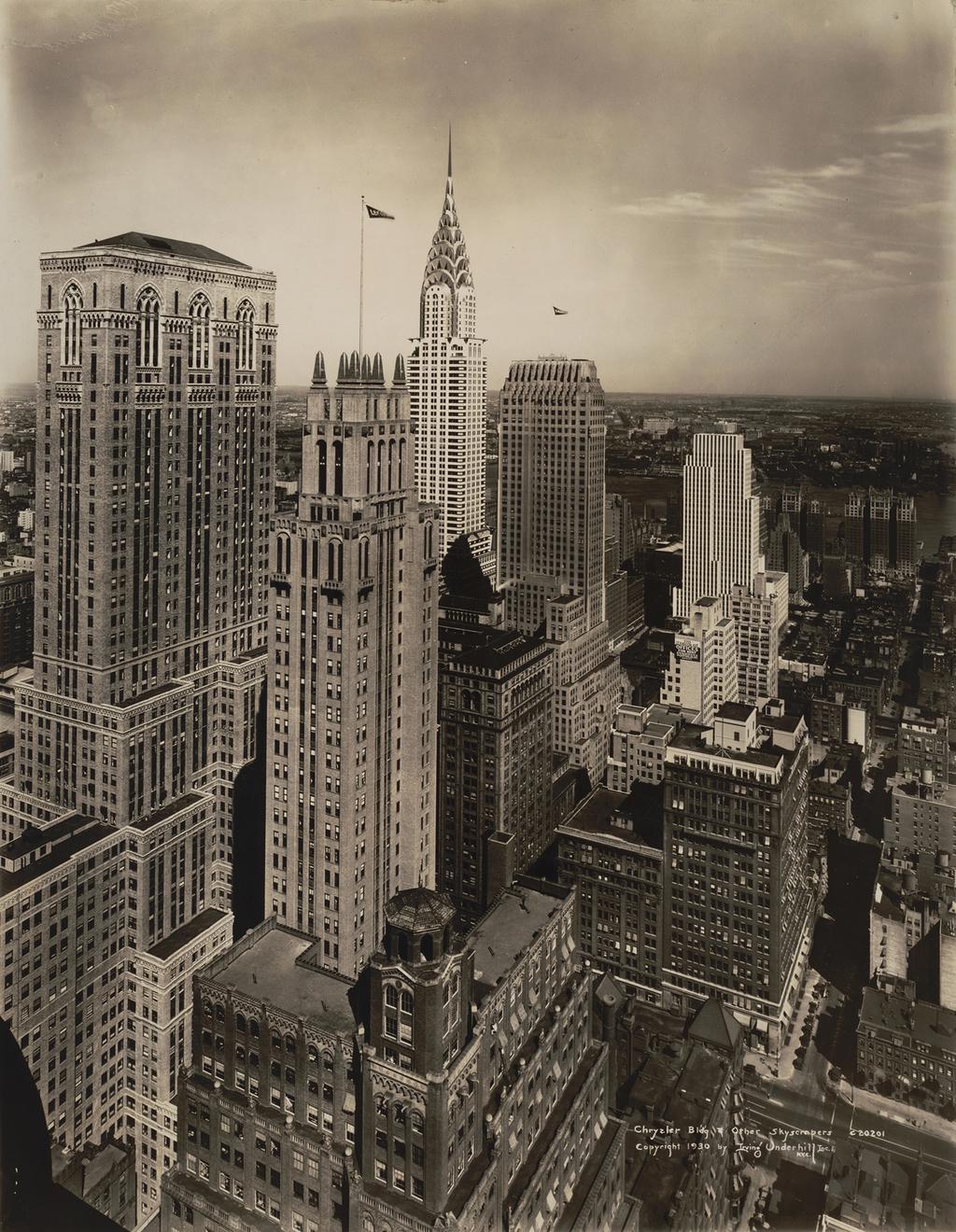 Chrysler Building and Skyscrapers - NYC in 1930