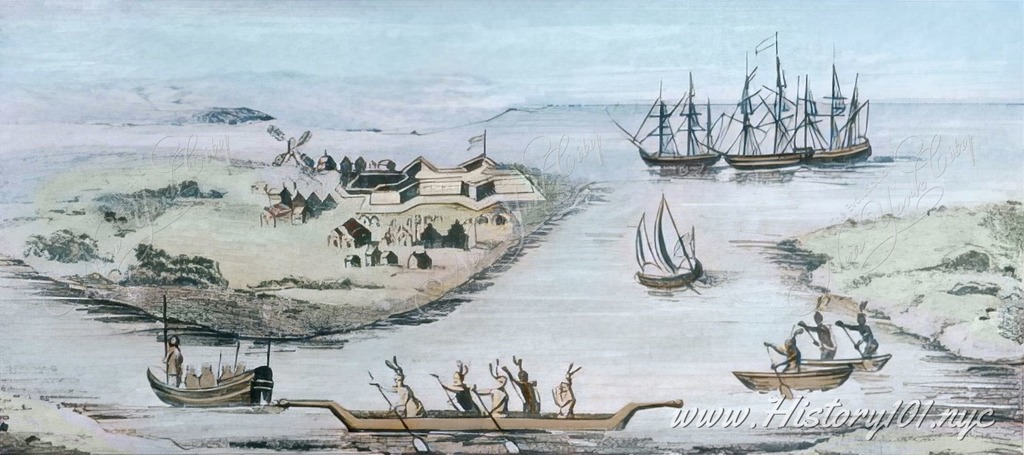 Explore the pivotal role of Fort Amsterdam, established in 1623, in the evolution of New Amsterdam into the bustling metropolis of New York City